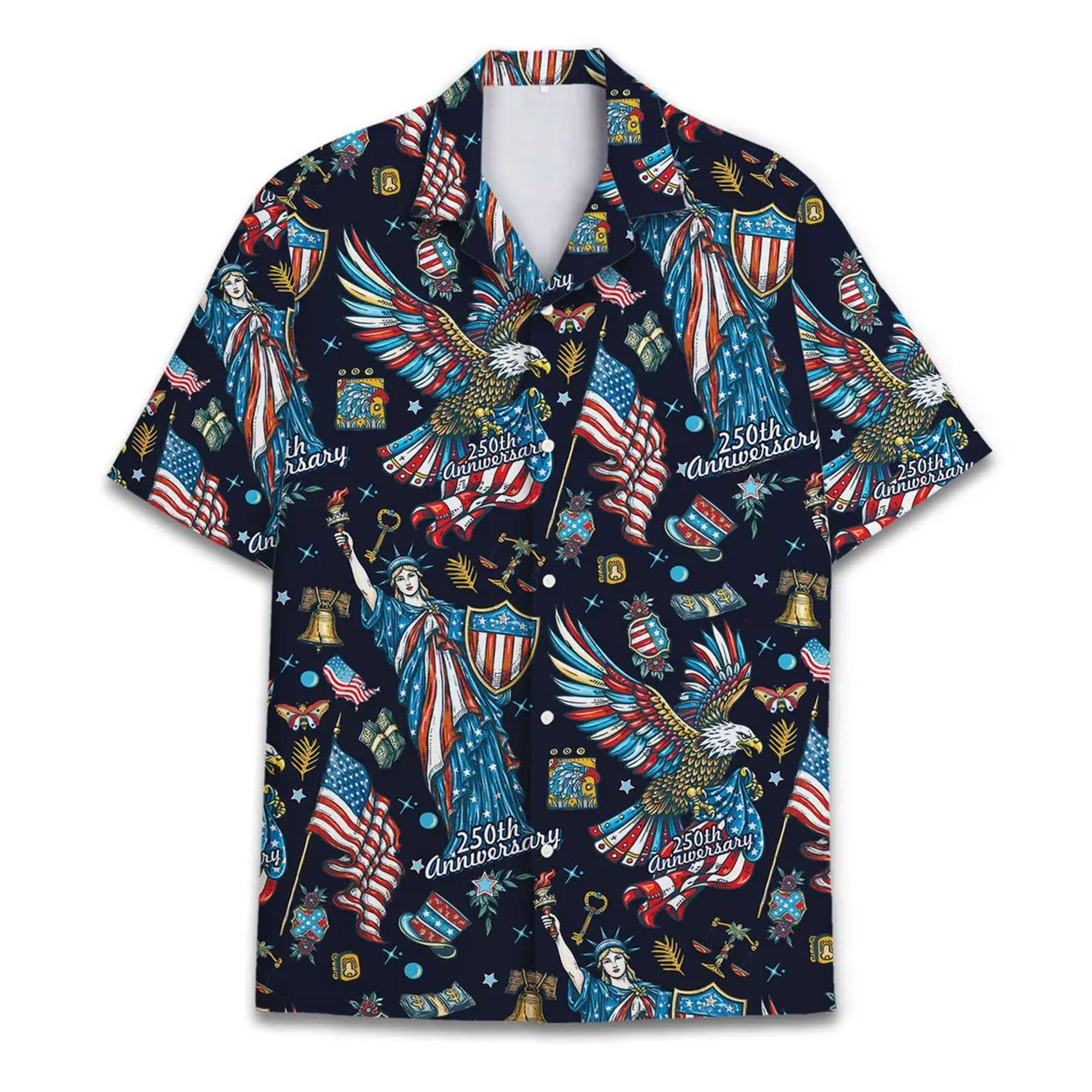 Declaration of Independence Shirt, 250th Anniversary Hawaiian Aloha Shirt