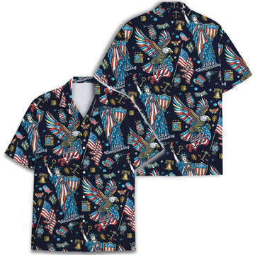 Declaration of Independence Shirt, 250th Anniversary Hawaiian Aloha Shirt
