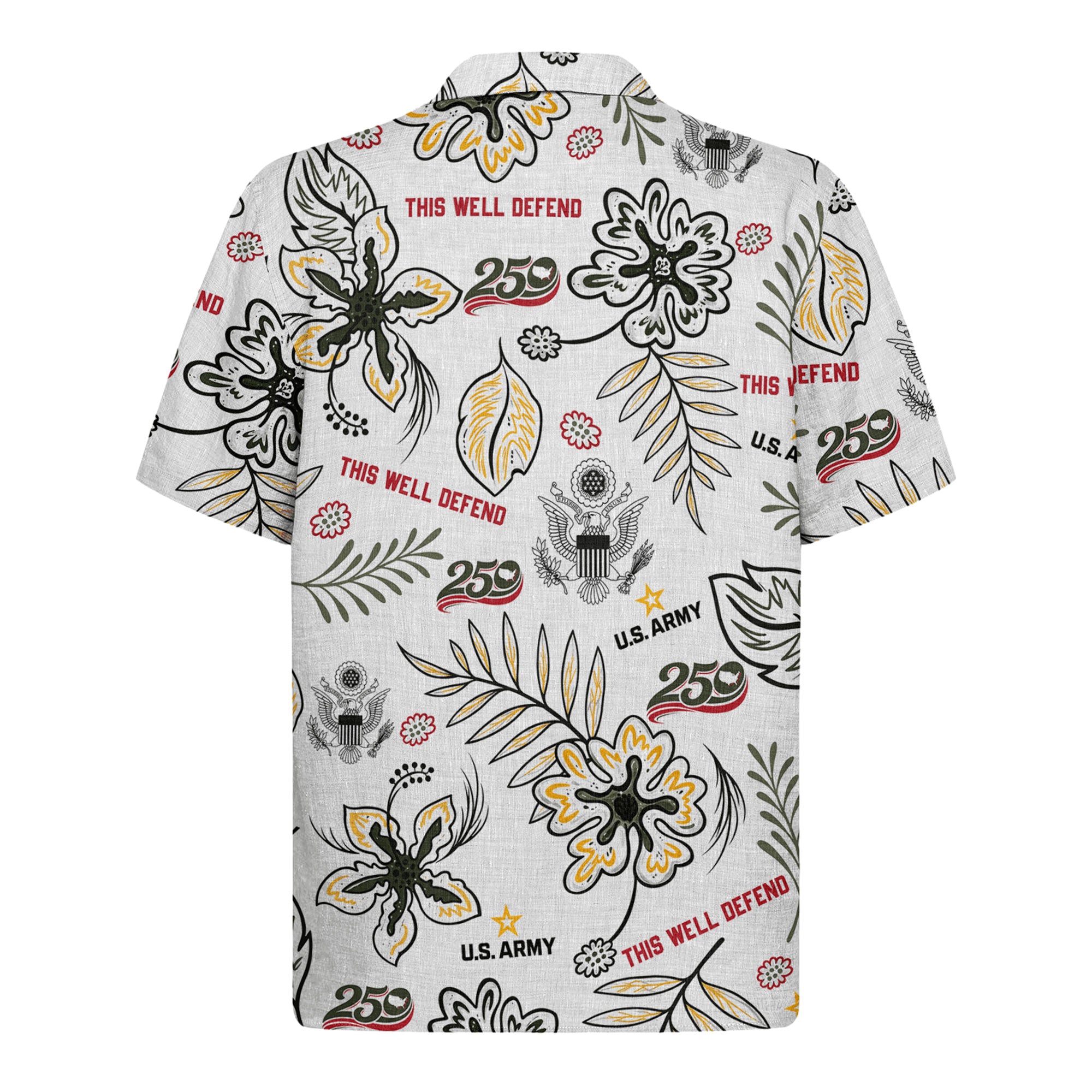 US Army 250th Anniversary Shirt, America 1776–2026 Patriotic Hawaiian Shirt