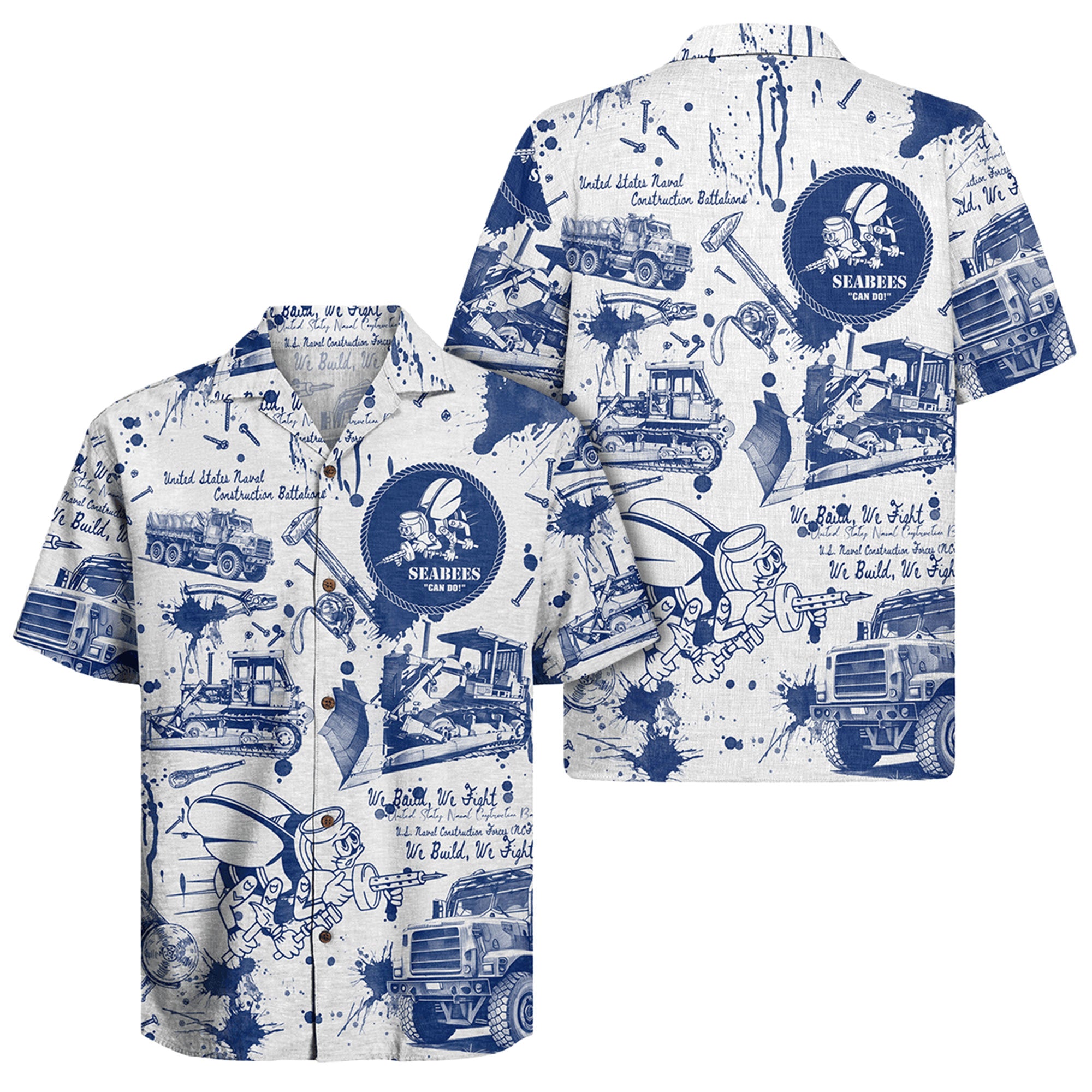 US Navy Aloha Shirt, America 250th Anniversary Military Beach Shirt