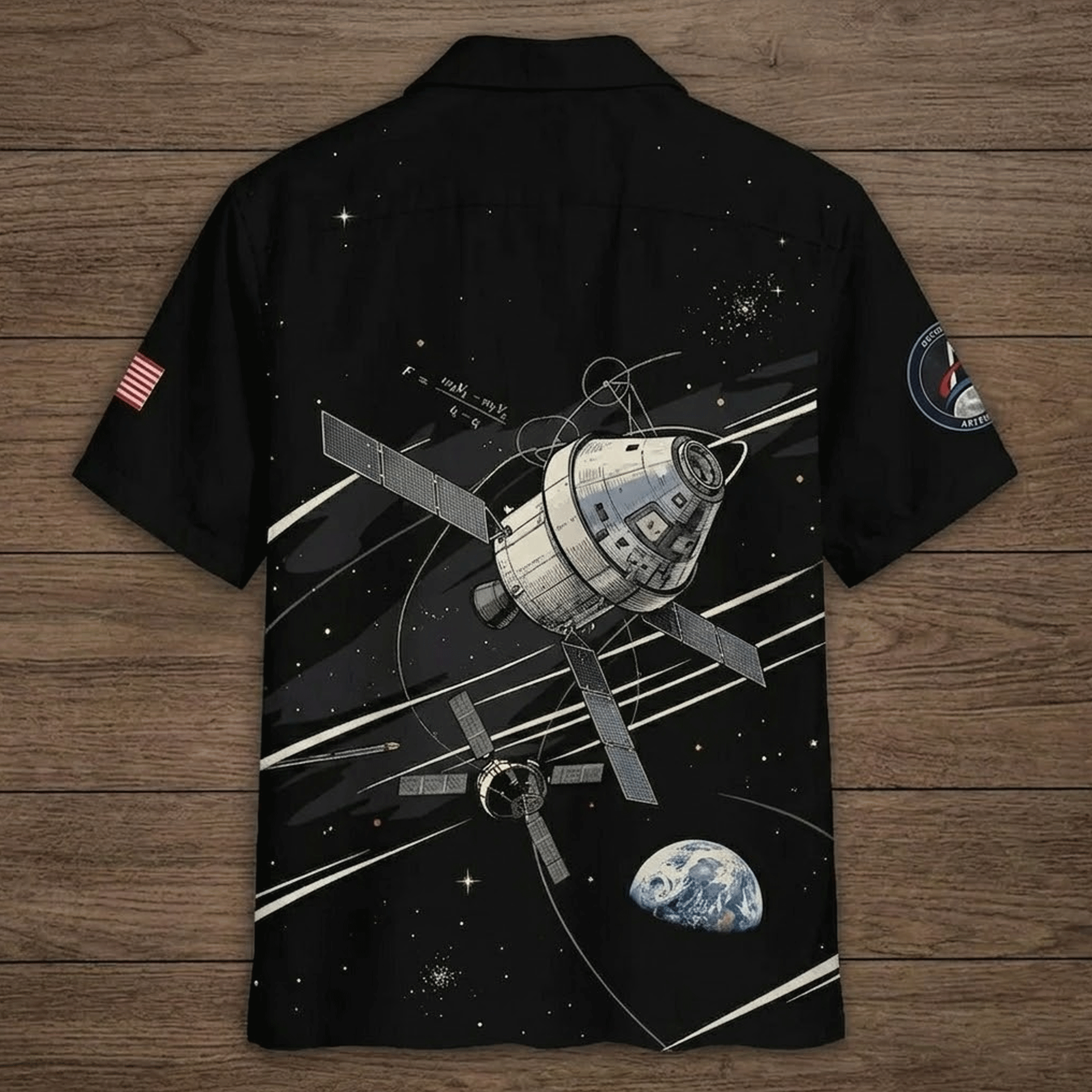 Artemis II 2026 Hawaiian Shirt Rocket Launch Moon Mission Aloha Button Down That Stands Out