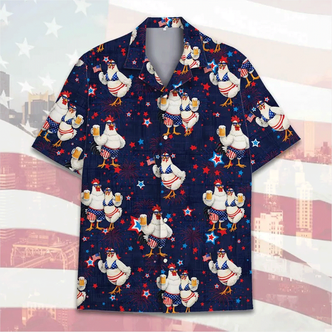 Funny Jesus Fishing Hawaiian Shirt  Tropical Sunset Aloha Button Down Beach Outfit That Gets Compliments