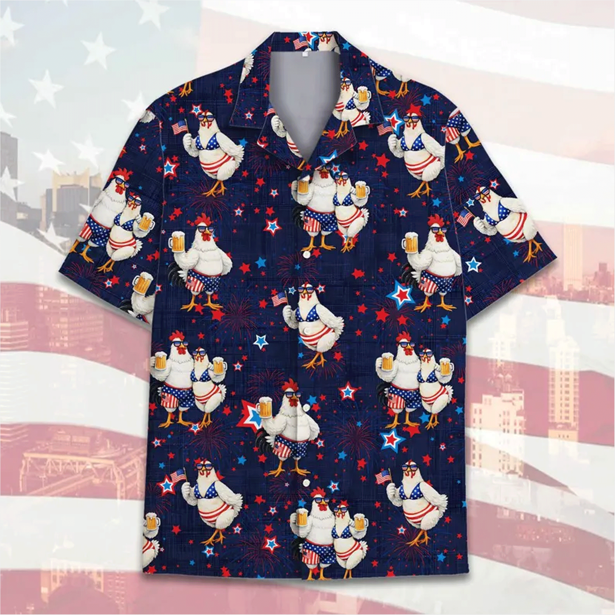 Funny Jesus Fishing Hawaiian Shirt  Tropical Sunset Aloha Button Down Beach Outfit That Gets Compliments