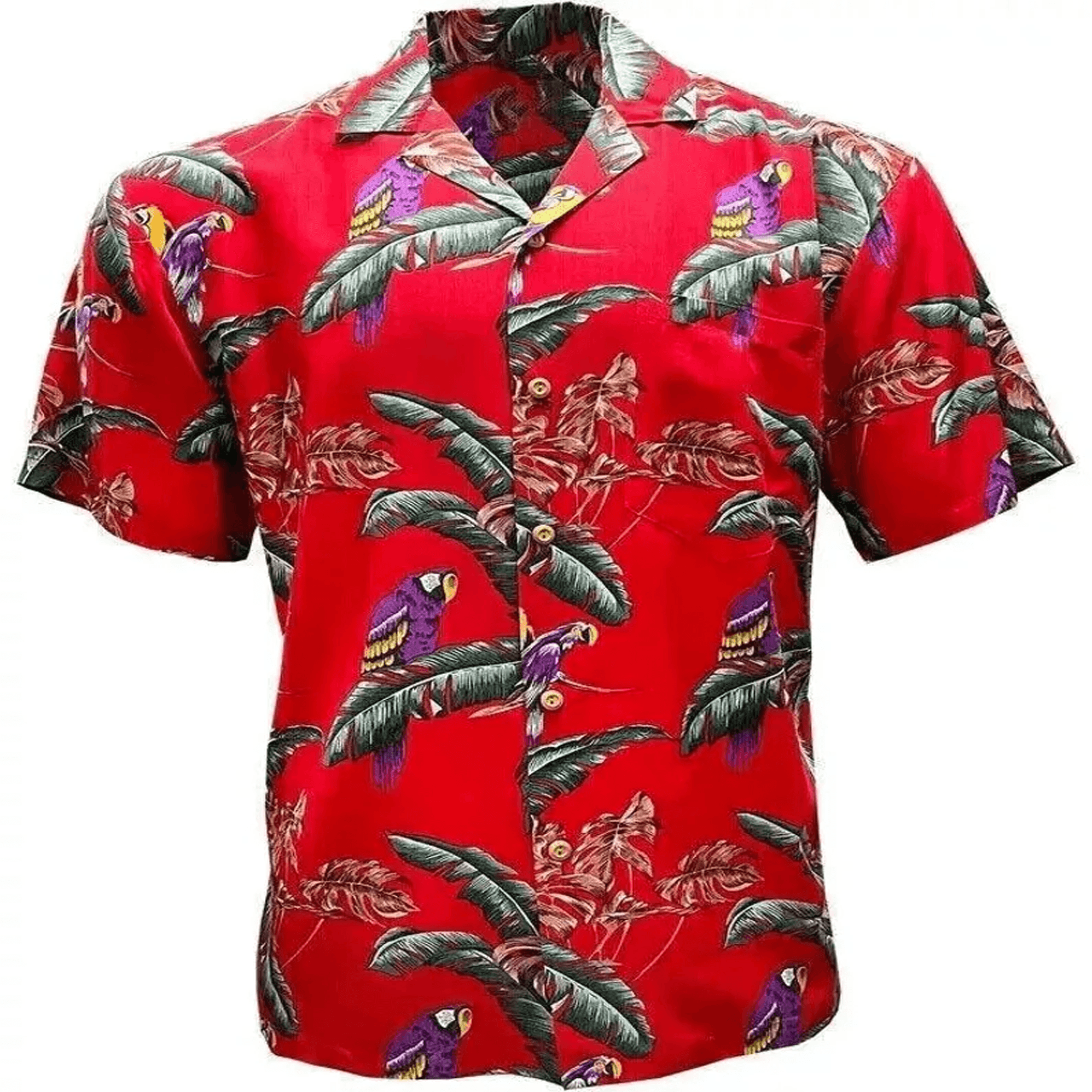Paradise Found Hawaiian Shirt  Retro Aloha Button Down for Men Tropical Beach Outfit That Stands Out
