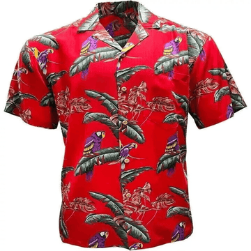 Paradise Found Hawaiian Shirt  Retro Aloha Button Down for Men Tropical Beach Outfit That Stands Out