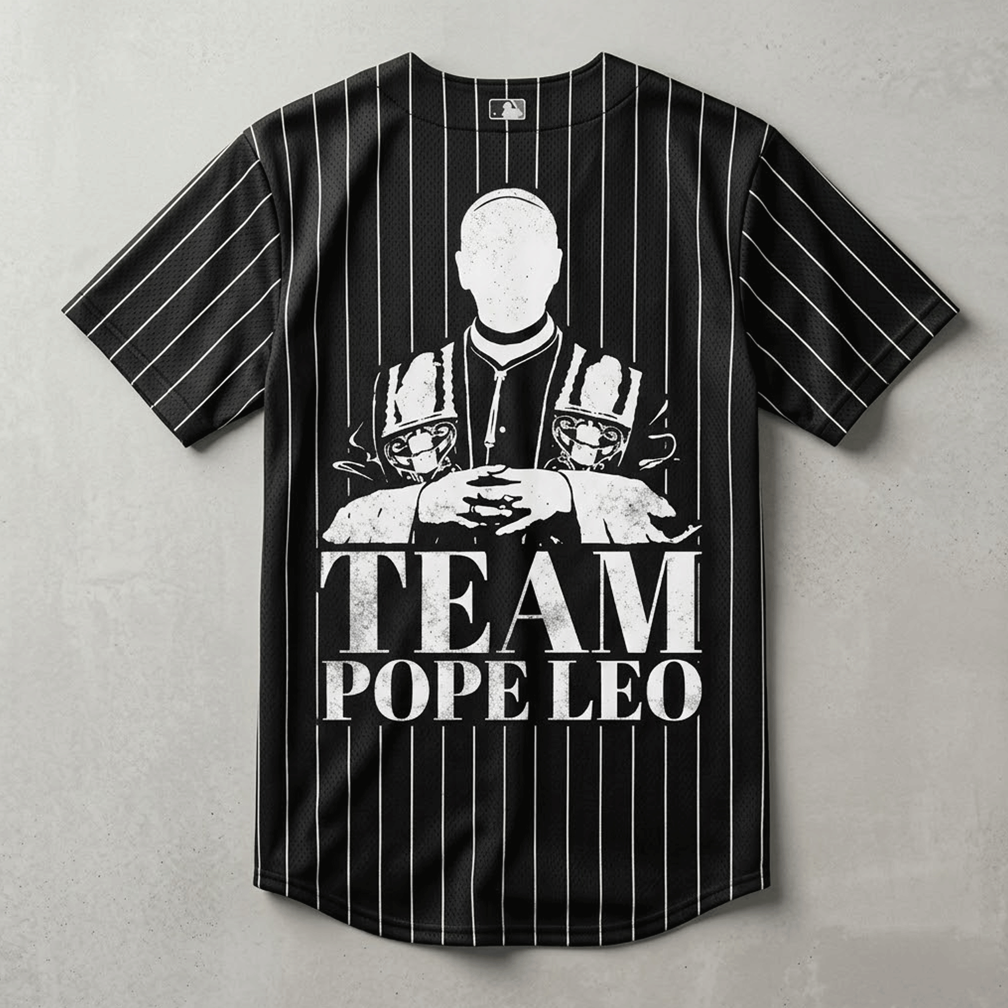 Custom Name Team Pope Leo Baseball Jersey Personalized Name Number Shirt Christian Fan Apparel Gift