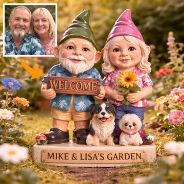 Custom Gnome From Any Photo - Personalized Gardening Acrylic Plaque Stake