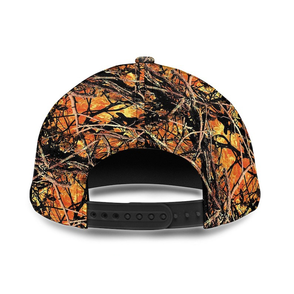 Custom Name Deer Hunting Cap – Personalized Camo Hat for Men, Hunter Gift, Outdoor Camouflage Baseball Cap