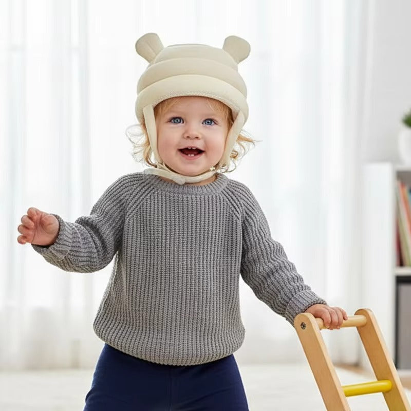 Baby Helmet Cap Newborn 6 18 Month Toddler Kids Adjustable Anti-shock Helmet Safety Baby Crawling Walking Head Protection Cap