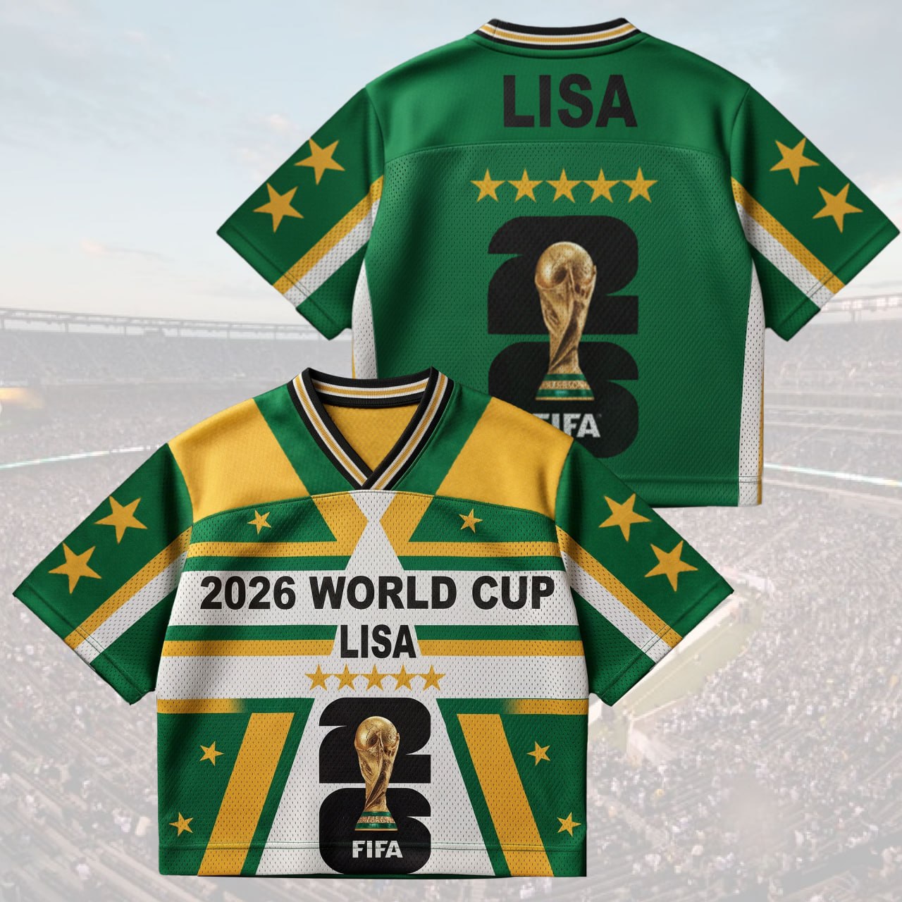 Lisa Inspired 2026 World Cup Mesh Jersey