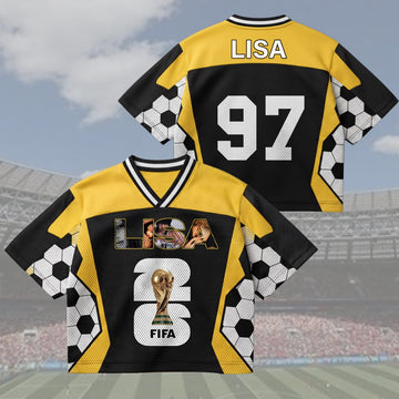 Lisa Inspired 2026 Mesh Jersey, Soccer Fan Gift Shirt