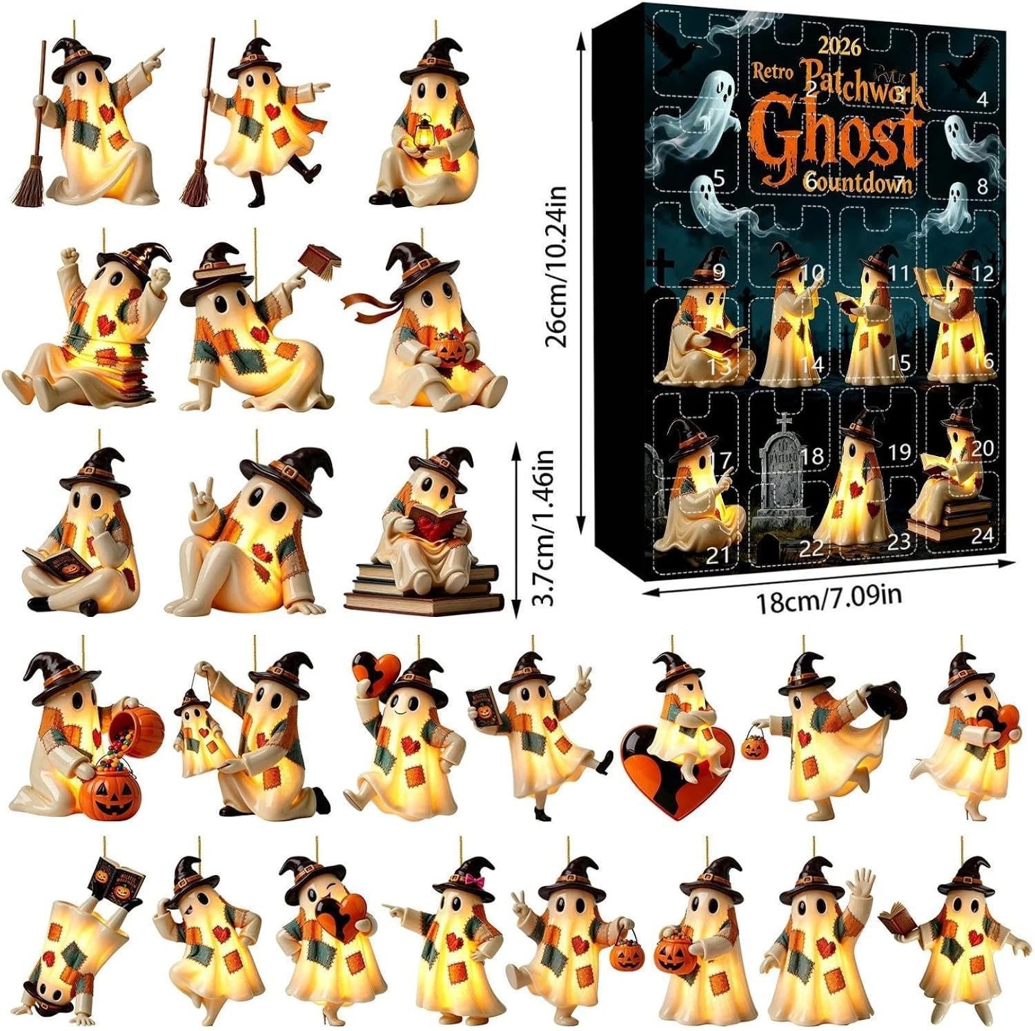 Halloween Ghost Advent Calendar 2026 Halloween Advent calendar