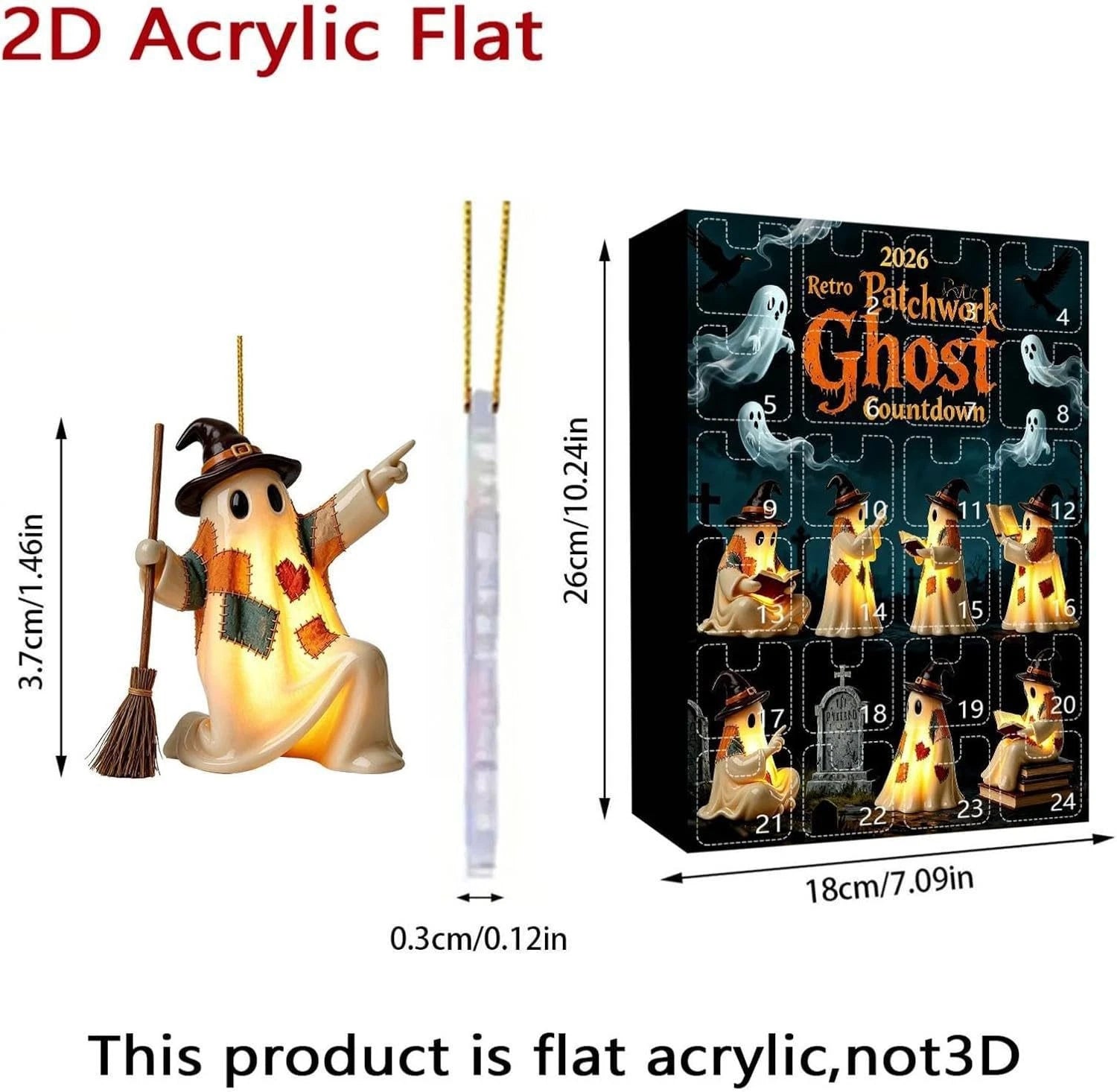 Halloween Ghost Advent Calendar 2026 Halloween Advent calendar