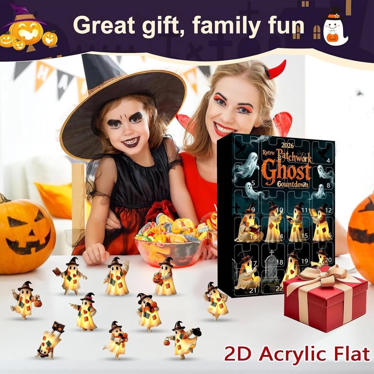 Halloween Ghost Advent Calendar 2026 Halloween Advent calendar